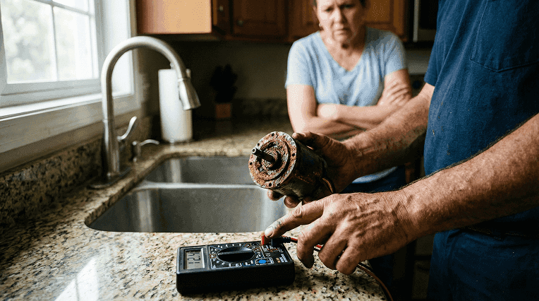 Schedule same-day garbage disposal repair in Fresno CA