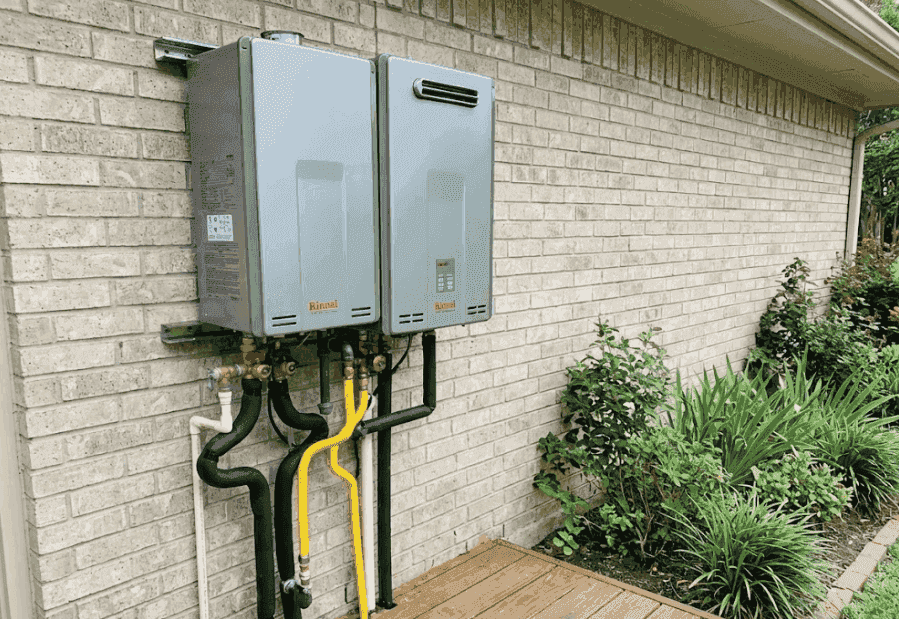 Endless hot water tankless system Fresno